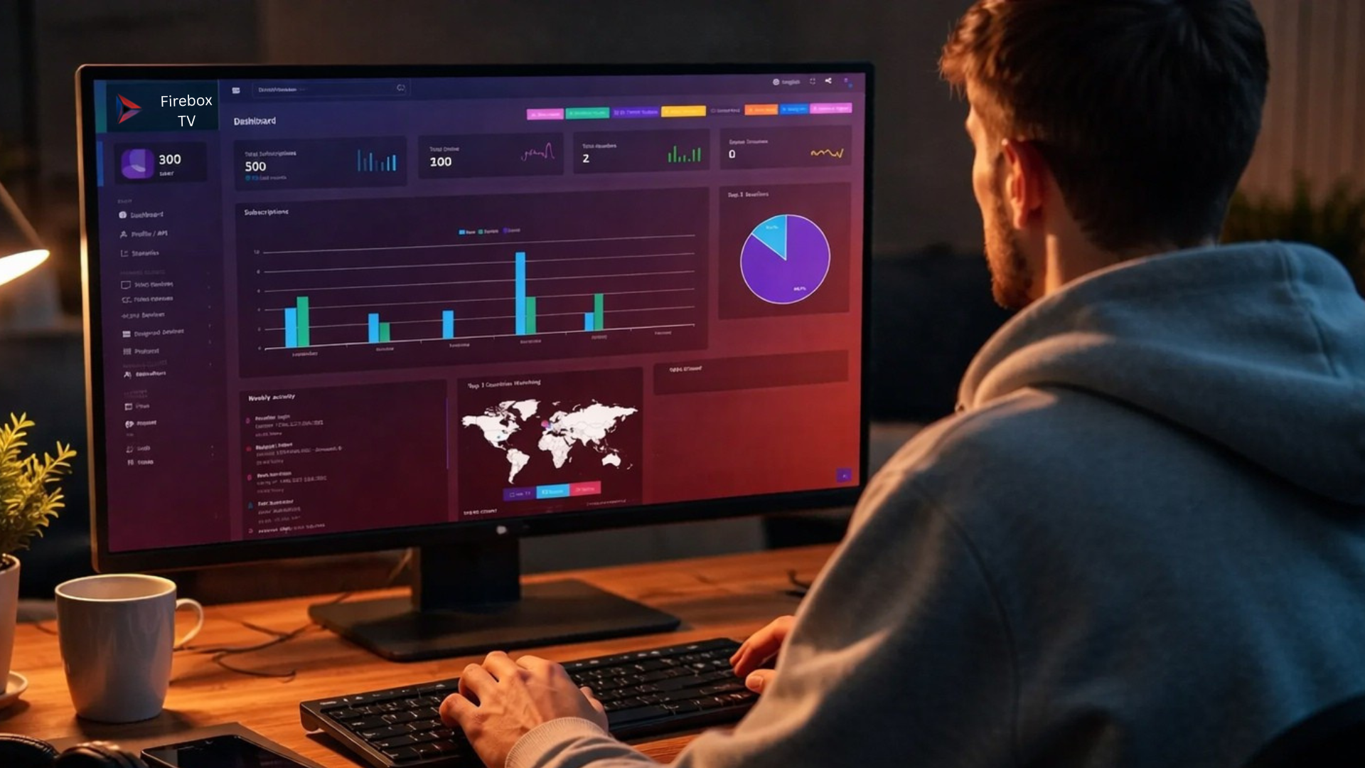 FireBox IPTV reseller dashboard